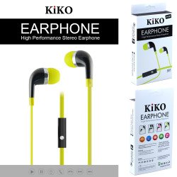 KIKO 881 Stereo Earphone Headset with Mic (881 Green)